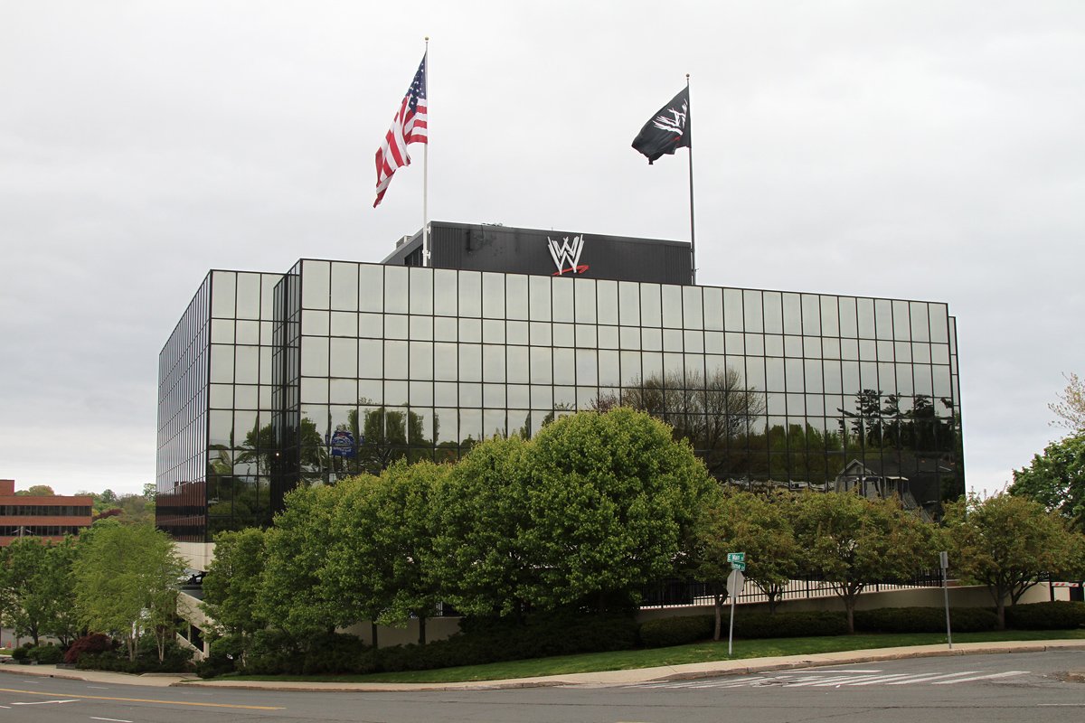 Stamford, CT, NY - Faýl:WWE Corporate HQ, Stamford, CT, jjron 02.05.2012.jpg - Wikipediýa